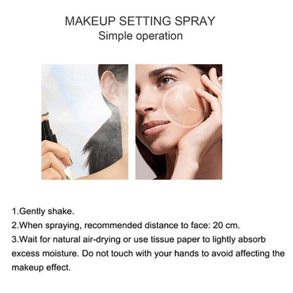 Makeup Setting Spray Waterproof Sweatproof Long-lasting Oil-control Moisturizing Quick Drying Fixer Make Up Spray Cosmetics